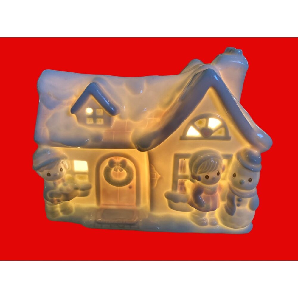 Precious Moments Sugar Town House Nightlight Lighted Building Christmas Village
